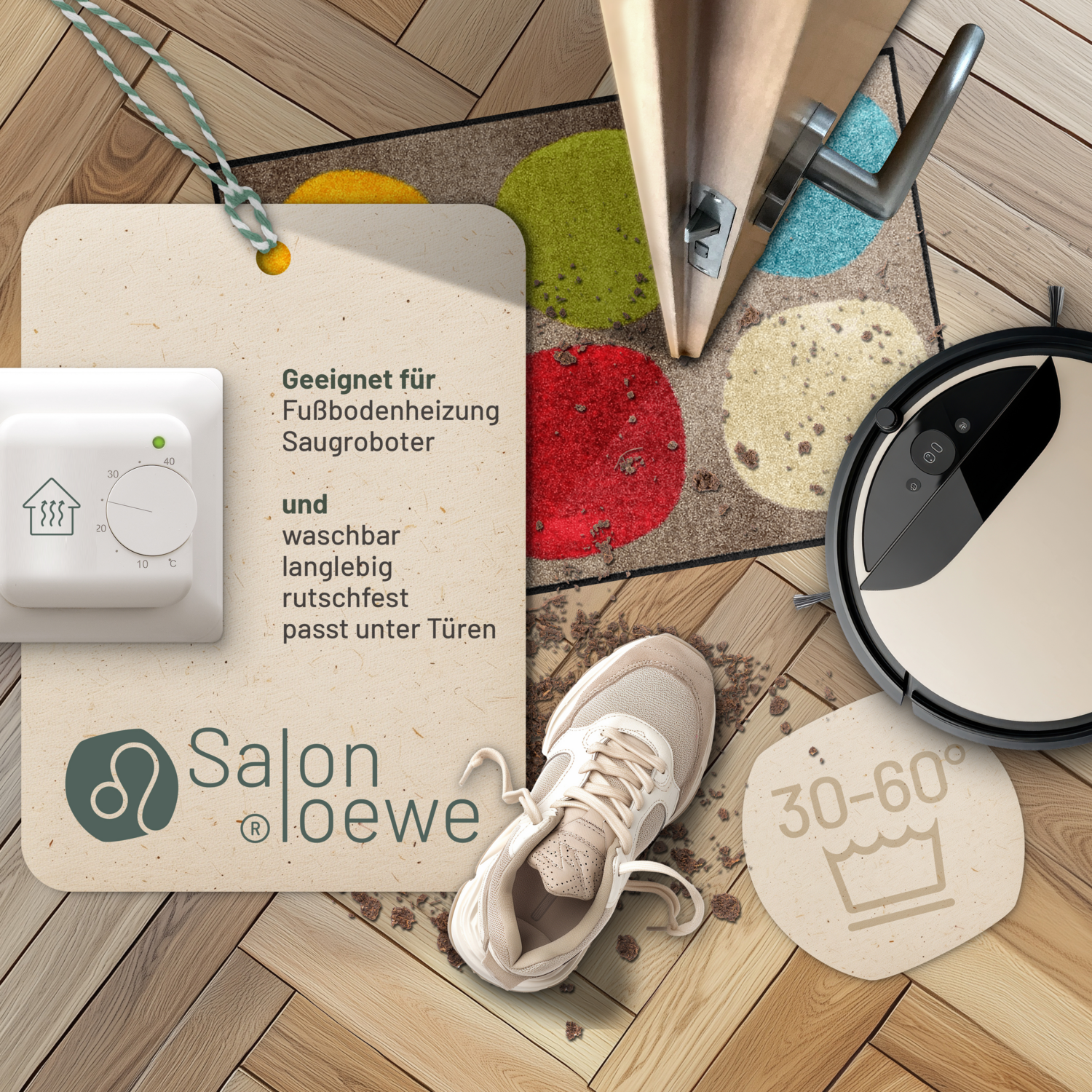 salonloewe-broken-dots-colourful-fu-matte-50-x-75-cm-bunte-punkte-auf-grau-schmu image 3