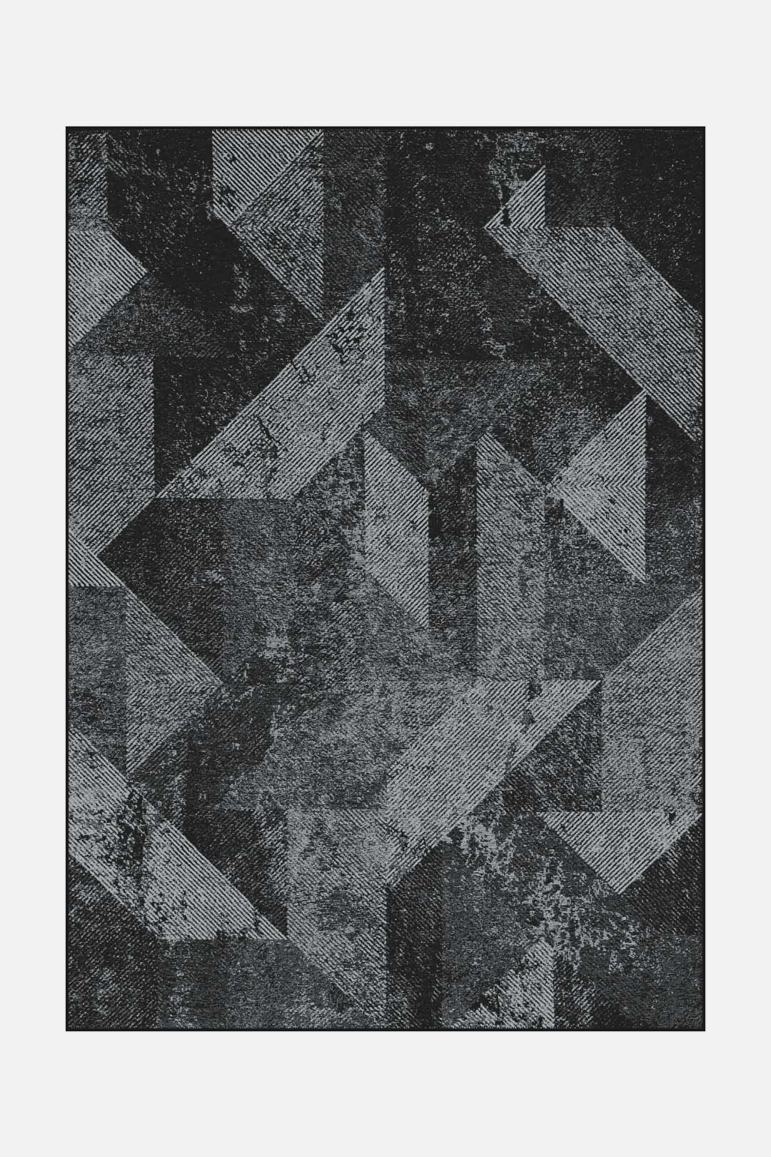teppana-sandra-carbon-teppich-waschbarer-kurzflor-teppich-mit-rutschfester-matte image 1