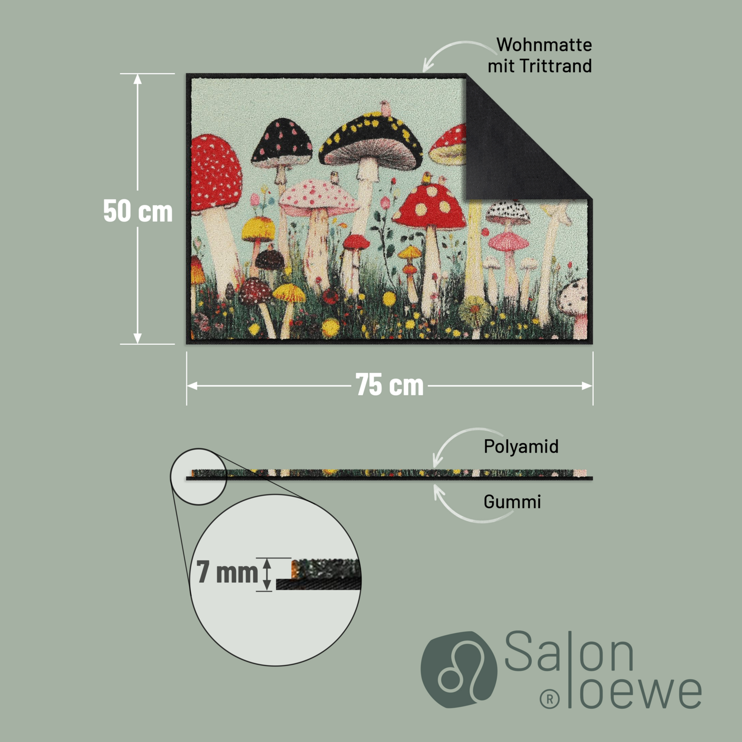 salonloewe-fantasy-mushrooms-eingangsmatte-50-x-75-cm-polyamid-rutschfest-waschb image 3