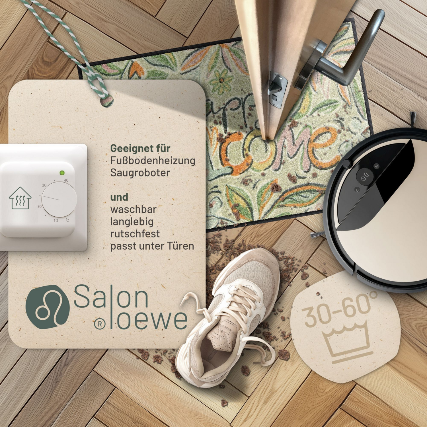 salonloewe-blooming-welcome-eingangsmatte-50-x-75-cm-florale-schmutzfangmatte-mi image 2