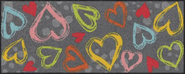salonloewe-valentine-heartscolorful-minimatte-30-x-75-cm-kleine-design-matte-f-r image 1