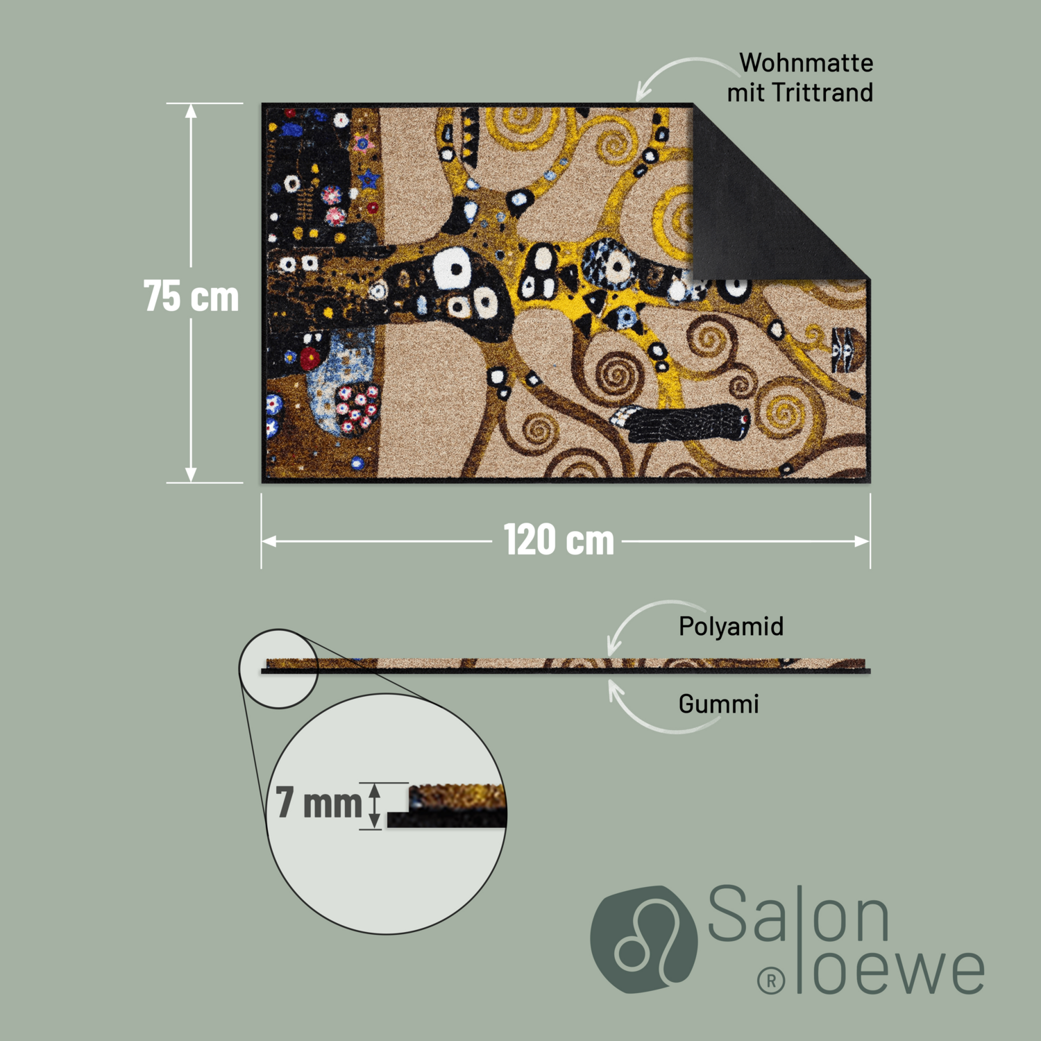 salonloewe-klimt-lebensbaum-l-ufer-75-x-120-cm-kunstmotiv-waschbar-rutschfest-ma image 4