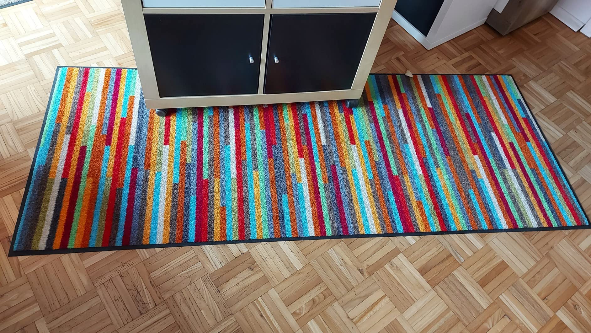 Bunt und waschbar