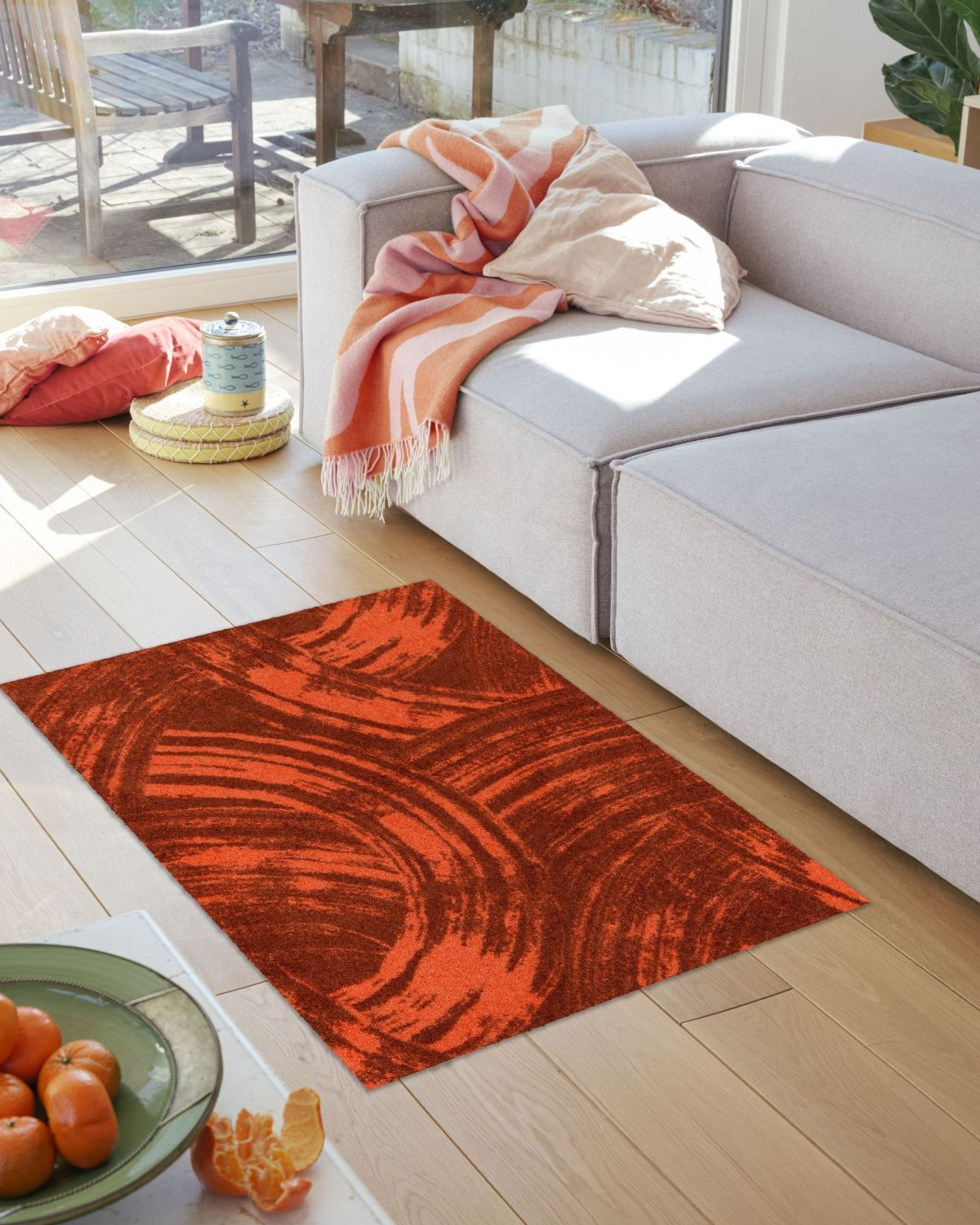 salonloewe-paintbrush-terra-teppich-75-x-100-cm image 2