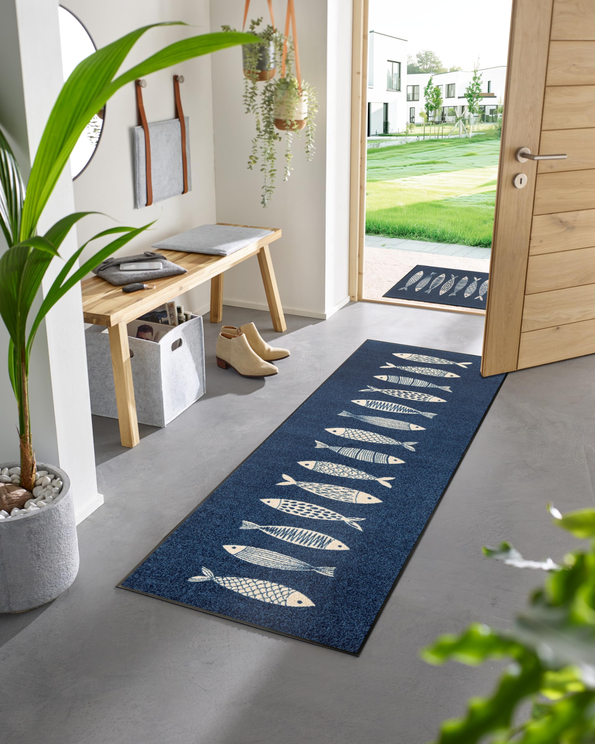 wash-dry-design-fu-matte-fish-tango-60x180-cm-waschbare-l-ufermatte-f-r-innen-un image 2