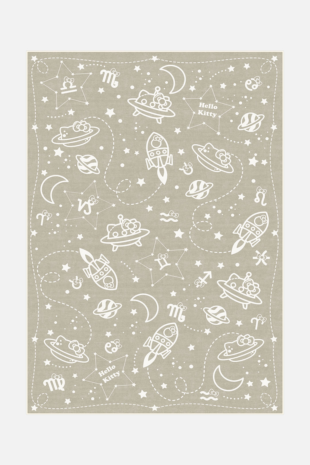 teppana-hello-kitty-sternbild-natur-teppich image 1