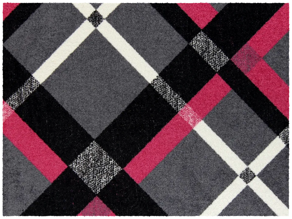 salonloewe-bente-grey-magenta-teppich-75-x-100-cm-moderner-teppich-in-grau-und-m image 1