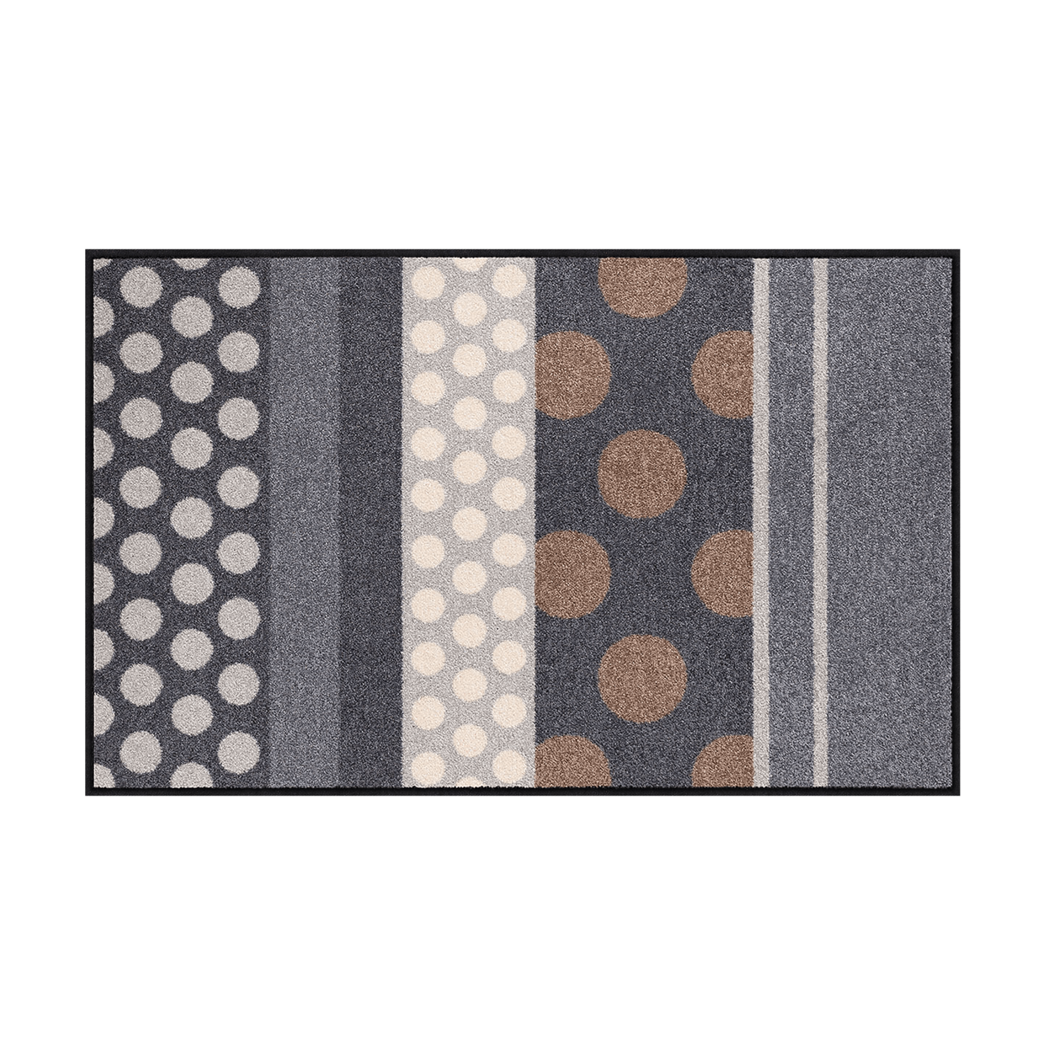 salonloewe-glamour-dots-grau-teppich-75-x-120-cm-waschbarer-fu-matten-teppich-mi image 1