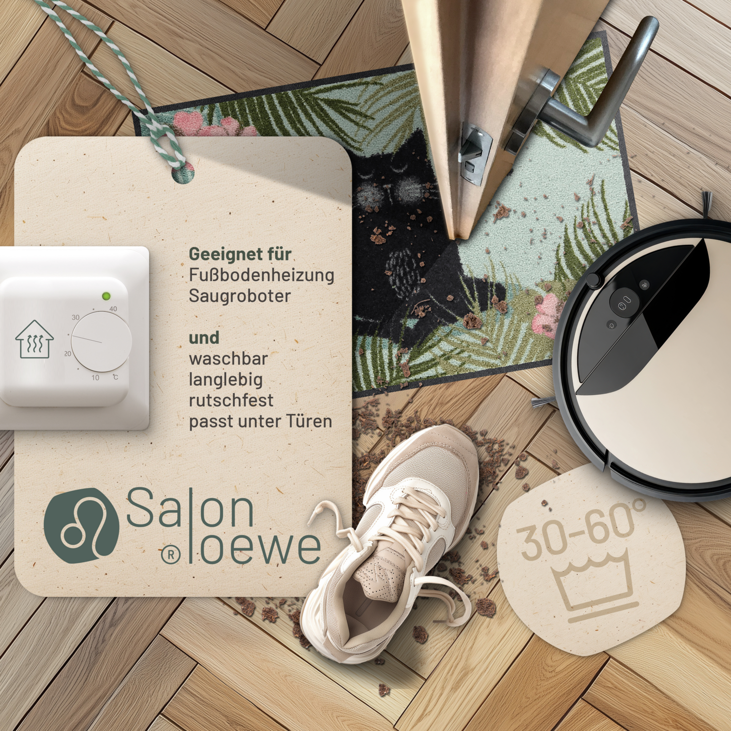 salonloewe-yoga-katze-eingangsmatte-50-x-75-cm-meditatives-katzenmotiv-polyamid- image 3