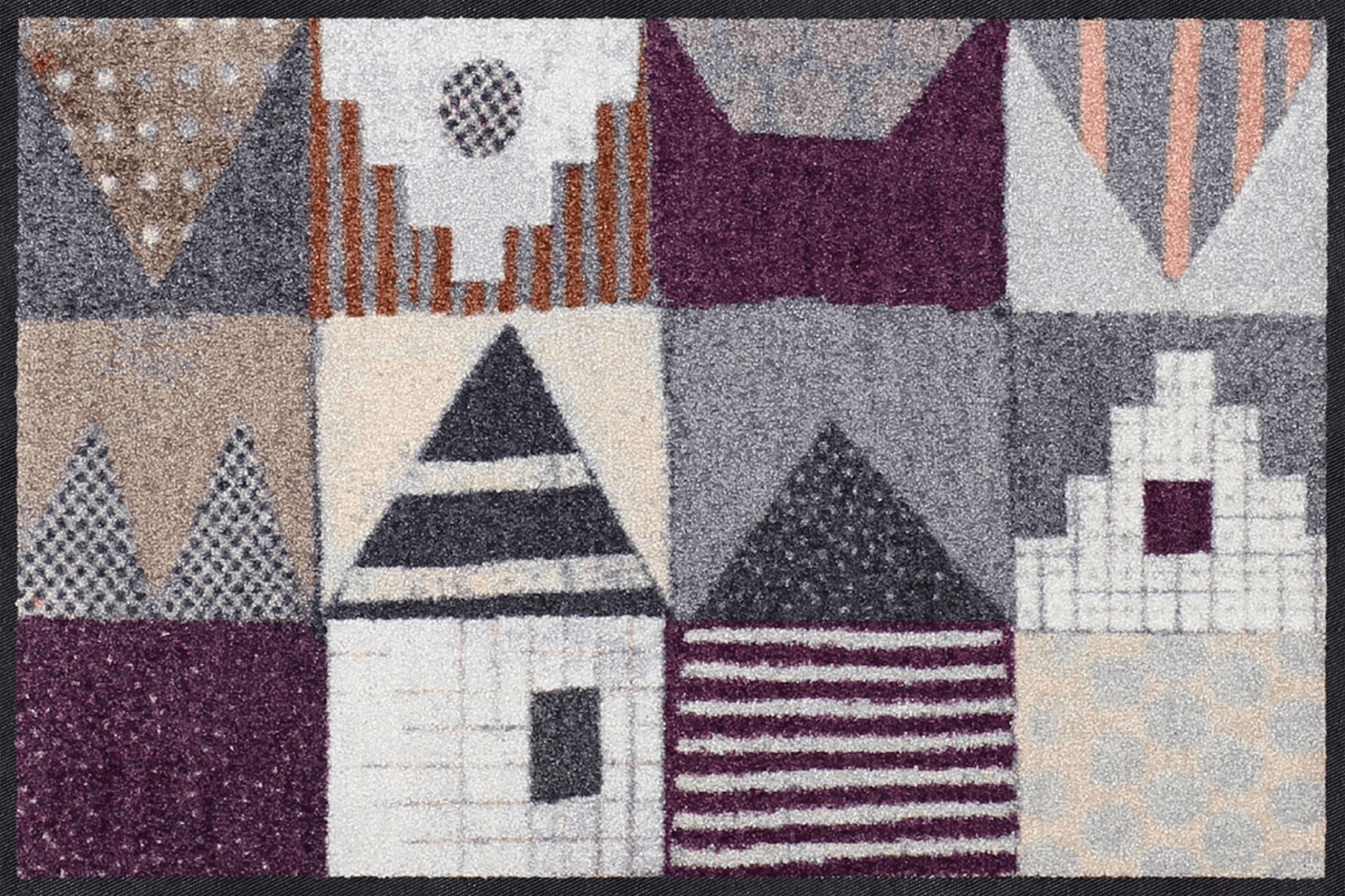 salonloewe-row-of-houses-af-eingangsmatte-50-x-75-cm image 1