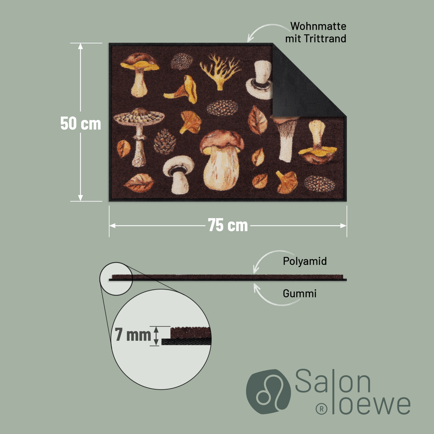 salonloewe-mushroom-time-eingangsmatte-50-x-75-cm-herbstliches-pilzmotiv image 4