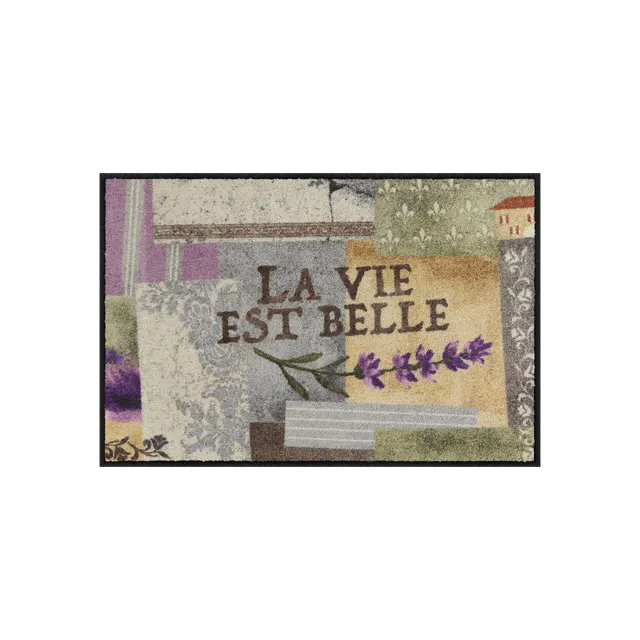 salonloewe-la-vie-est-belle-l-ufer-50-x-75-cm-florale-fu-matte-waschbar-rutschfe image 1