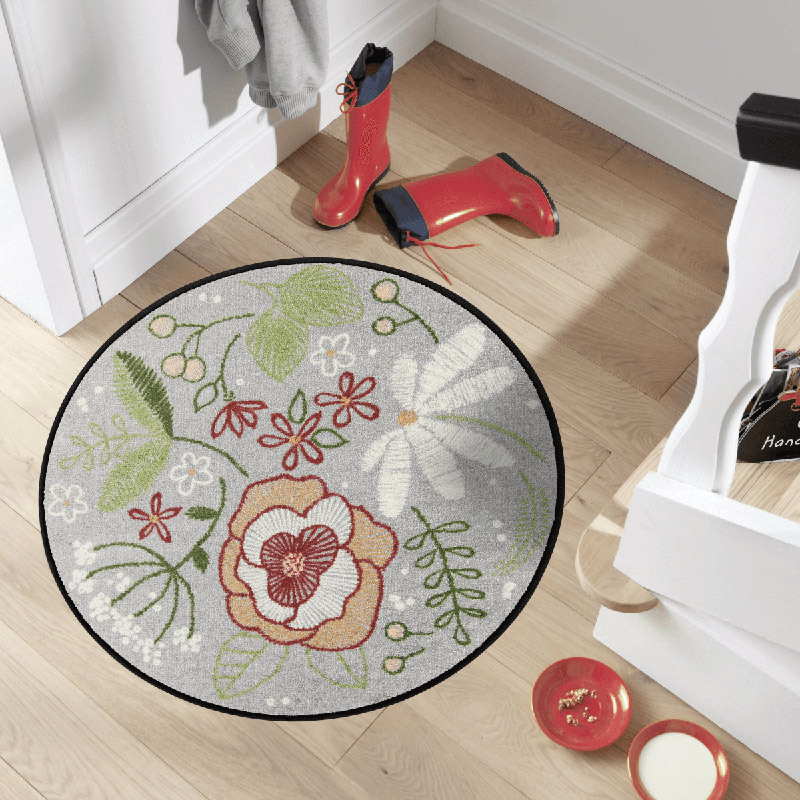 salonloewe-stitch-flowers-rund-85-x-85-cm-runde-fu-matte-mit-blumenmuster image 2