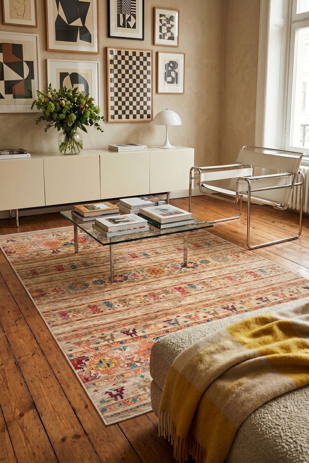 teppana-shiva-naturell-teppich-waschbarer-teppich-im-boho-design-beige-natur-mit image 6