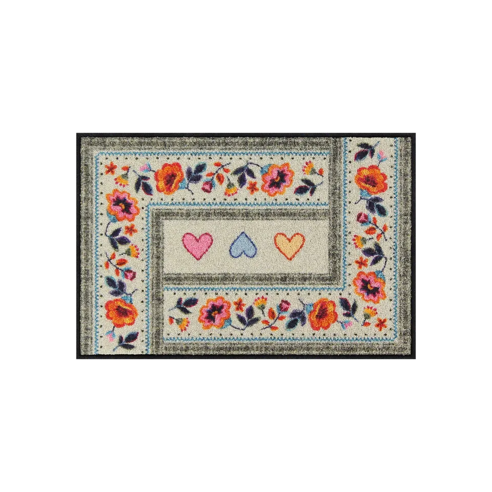 salonloewe-floral-boho-hearts-eingangsmatte-50-x-75-cm-blumen-und-herzdesign-mad image 1