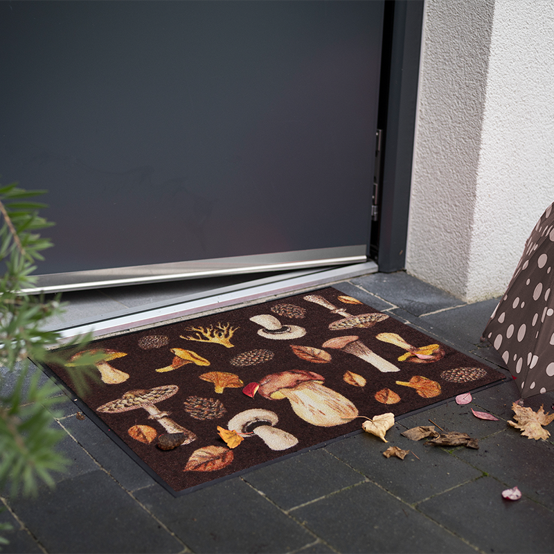 salonloewe-mushroom-time-eingangsmatte-50-x-75-cm-herbstliches-pilzmotiv image 2