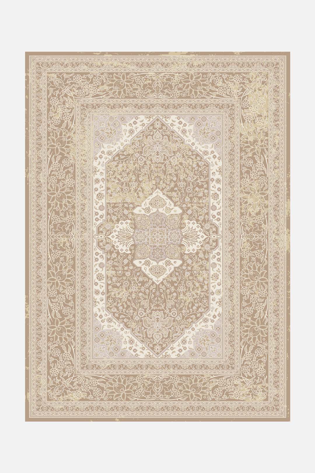 teppana-mahan-walnuss-teppich-waschbarer-perser-teppich image 1