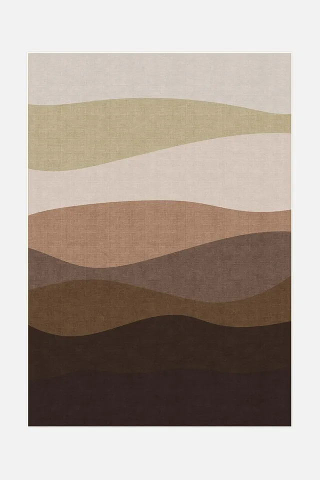 teppana-ozean-sand-teppich-waschbarer-indoor-teppich-in-beige-natur-individuell- image 1