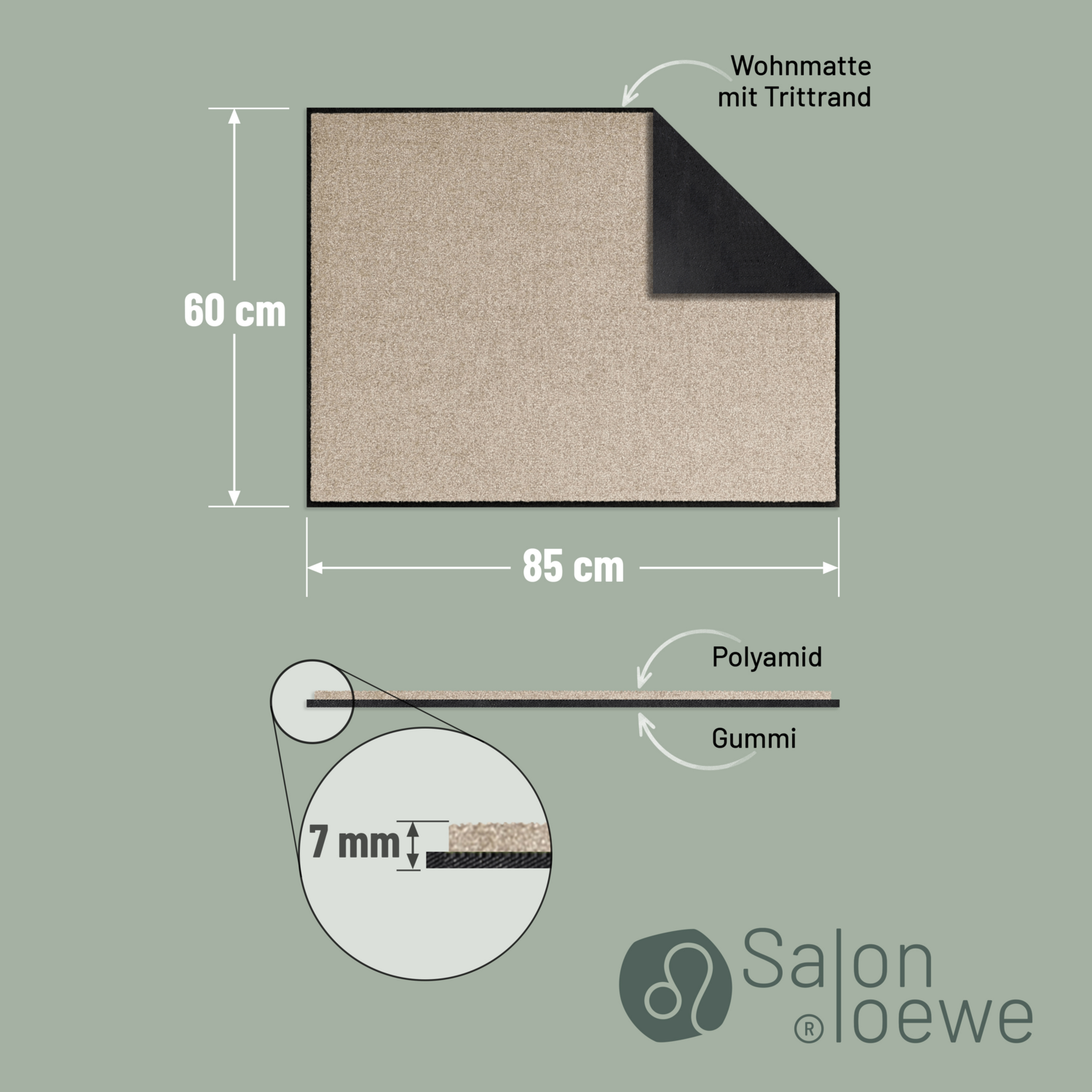 salonloewe-sand-teppich-60-x-85-cm-elegante-fu-matte-in-beige-f-r-flur-und-wohnz image 3