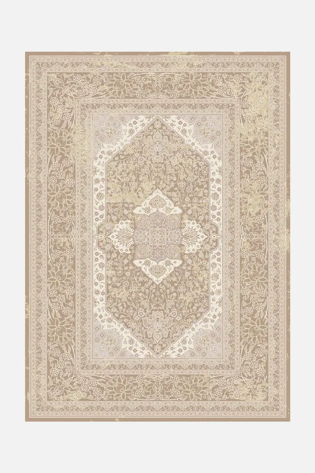 teppana-mahan-walnuss-teppich-waschbarer-perser-teppich image 1