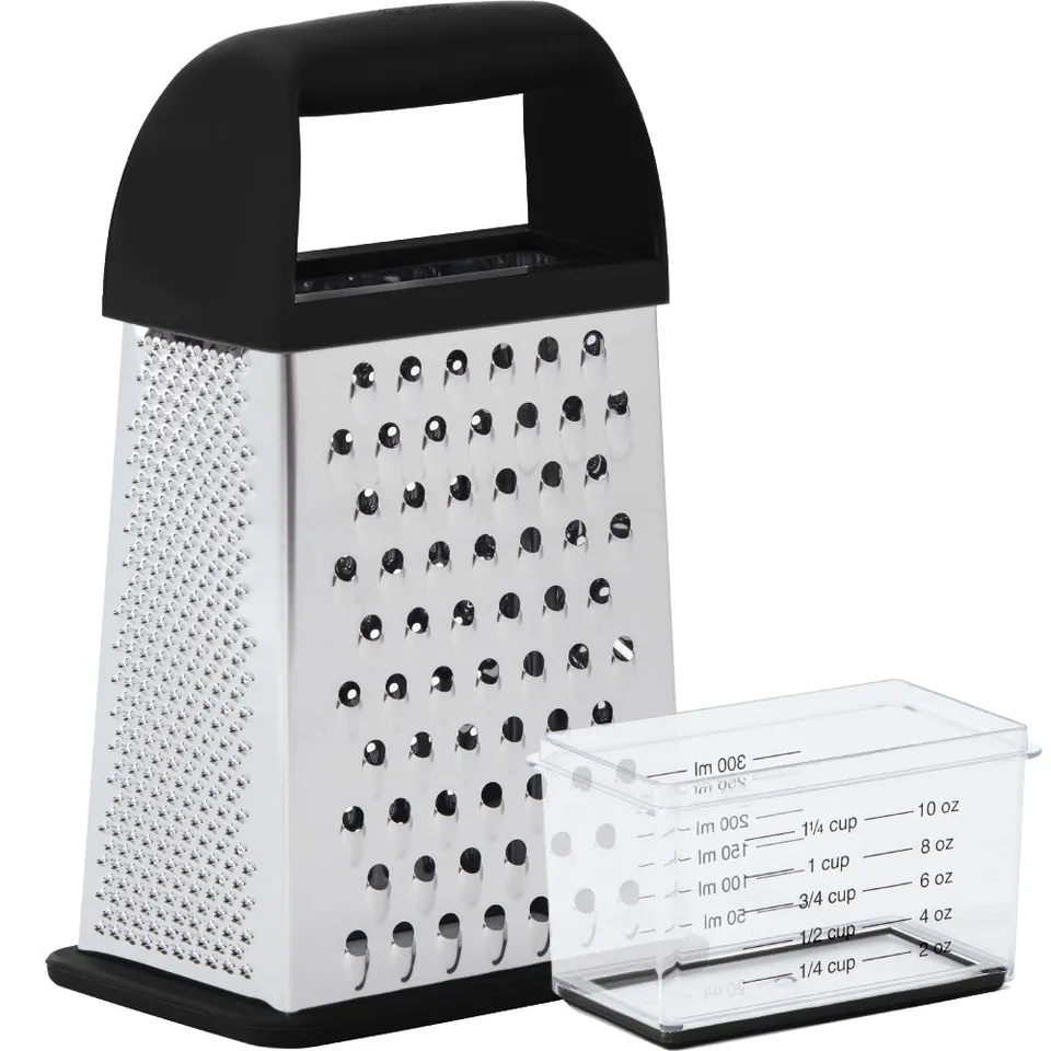 gorilla-grip-box-grater-4-in-1-reibe-edelstahl image 1
