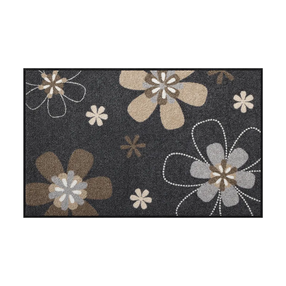 salonloewe-florentina-teppich-75-x-120-cm-floraler-teppich-in-braun-beige-made-i image 1