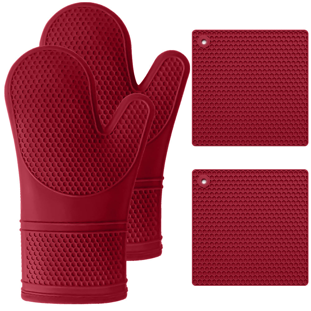 gorilla-grip-silicone-oven-mitt-trivet-ofenhandschuh-set image 8