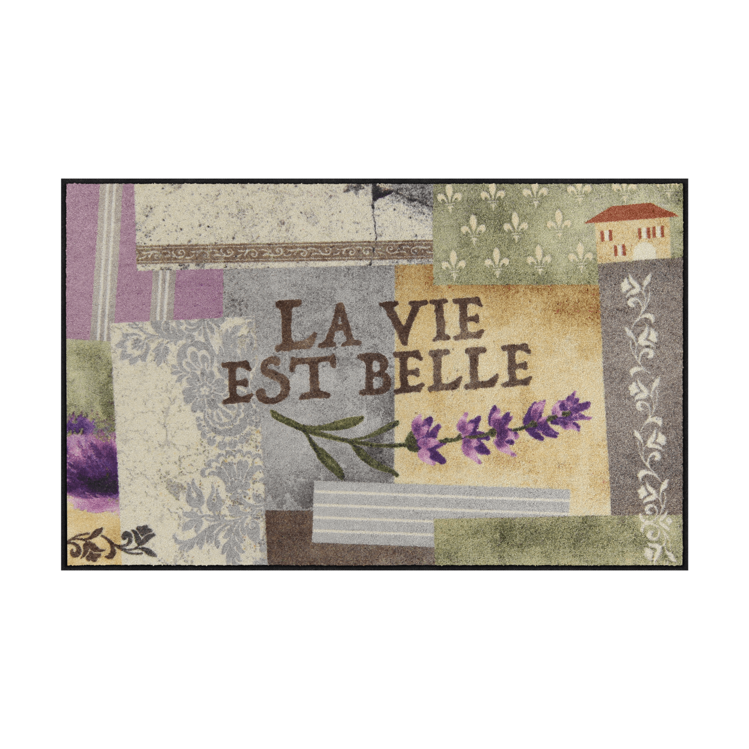 salonloewe-la-vie-est-belle-l-ufer-75-x-120-cm-waschbare-fu-matte-im-vintage-lan image 1