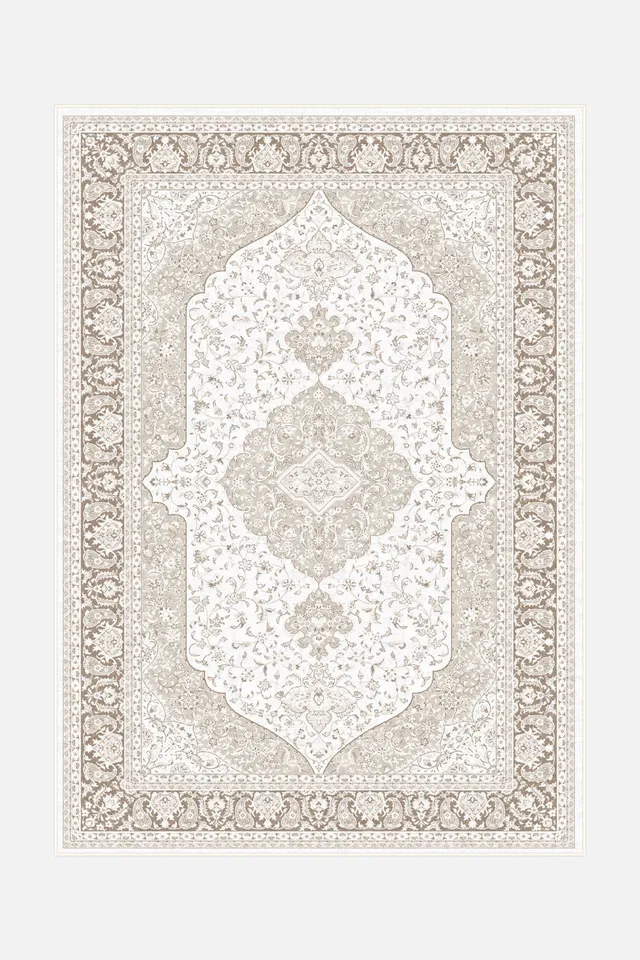 teppana-malia-sand-waschbarer-indoor-teppich-im-persischen-stil-inkl-rutschfeste image 1