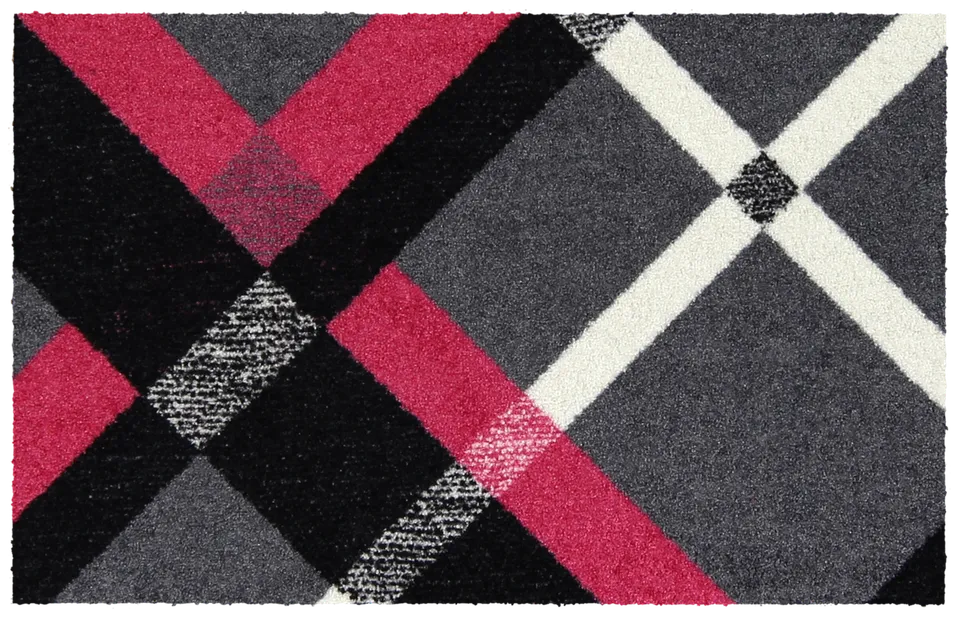 salonloewe-bente-grey-magenta-teppich-50-x-75-cm-moderner-kurzteppich-f-r-flur-u image 1