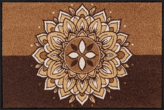 salonloewe-empowerment-mocca-eingangsmatte-50-x-75-cm-mandala-design-polyamid-ru image 1