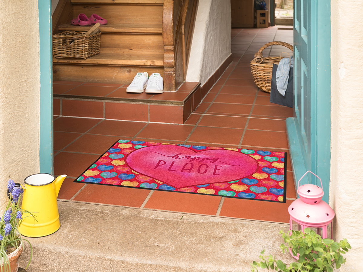 salonloewe-happy-place-heart-eingangsmatte-50-x-75-cm-waschbare-fu-matte-mit-her image 2