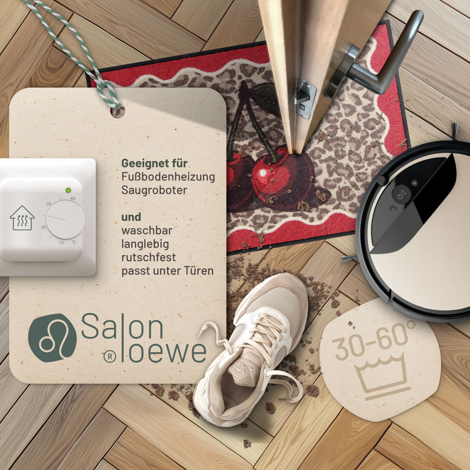 salonloewe-cherry-leo-stamp-eingangsmatte-50-x-75-cm-schmutzfangmatte-mit-leo-st image 3