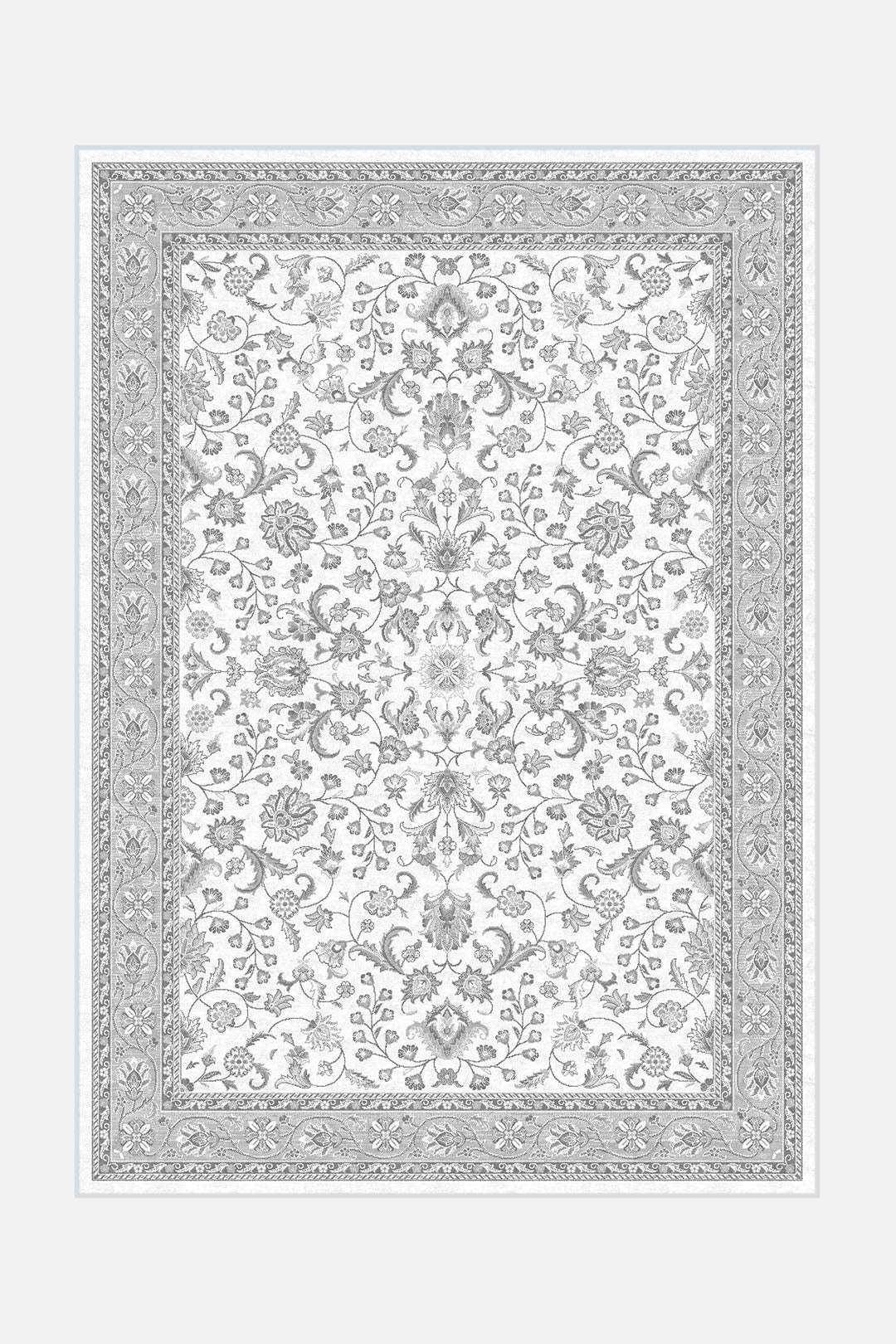 teppana-parsian-hellgrau-teppich-waschbarer-indoor-teppich-im-klassisch-persisch image 1
