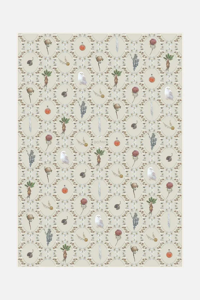 teppana-harry-potter-alraune-sand-teppich-waschbarer-kinderteppich-mit-alraunen- image 1