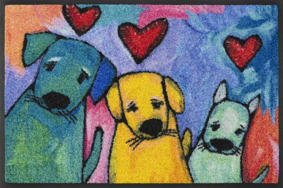 wash-dry-fu-matte-doggies-50x75-cm-waschbar-innen-au-en-nitrilgummi-r-cken-nylon image 1