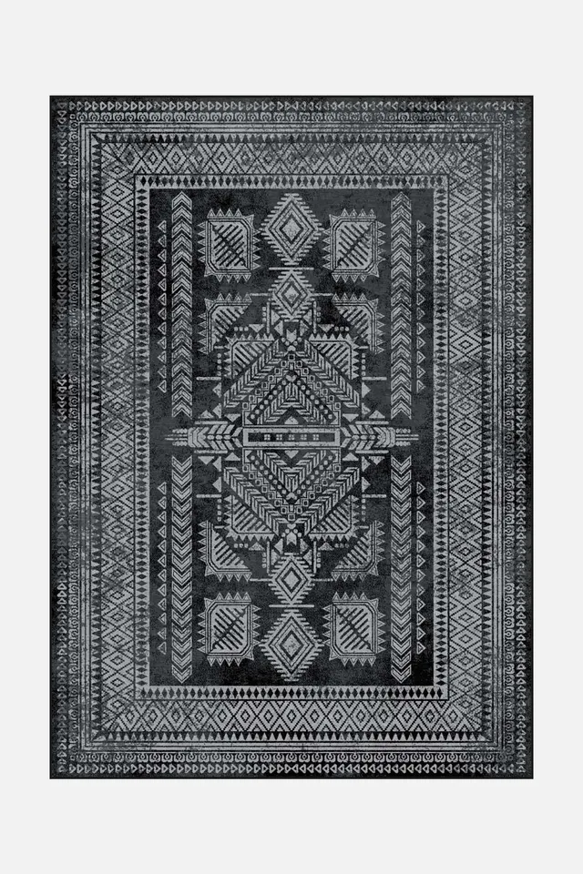 teppana-nolan-schiefer-teppich-waschbarer-teppich-schwarz image 1