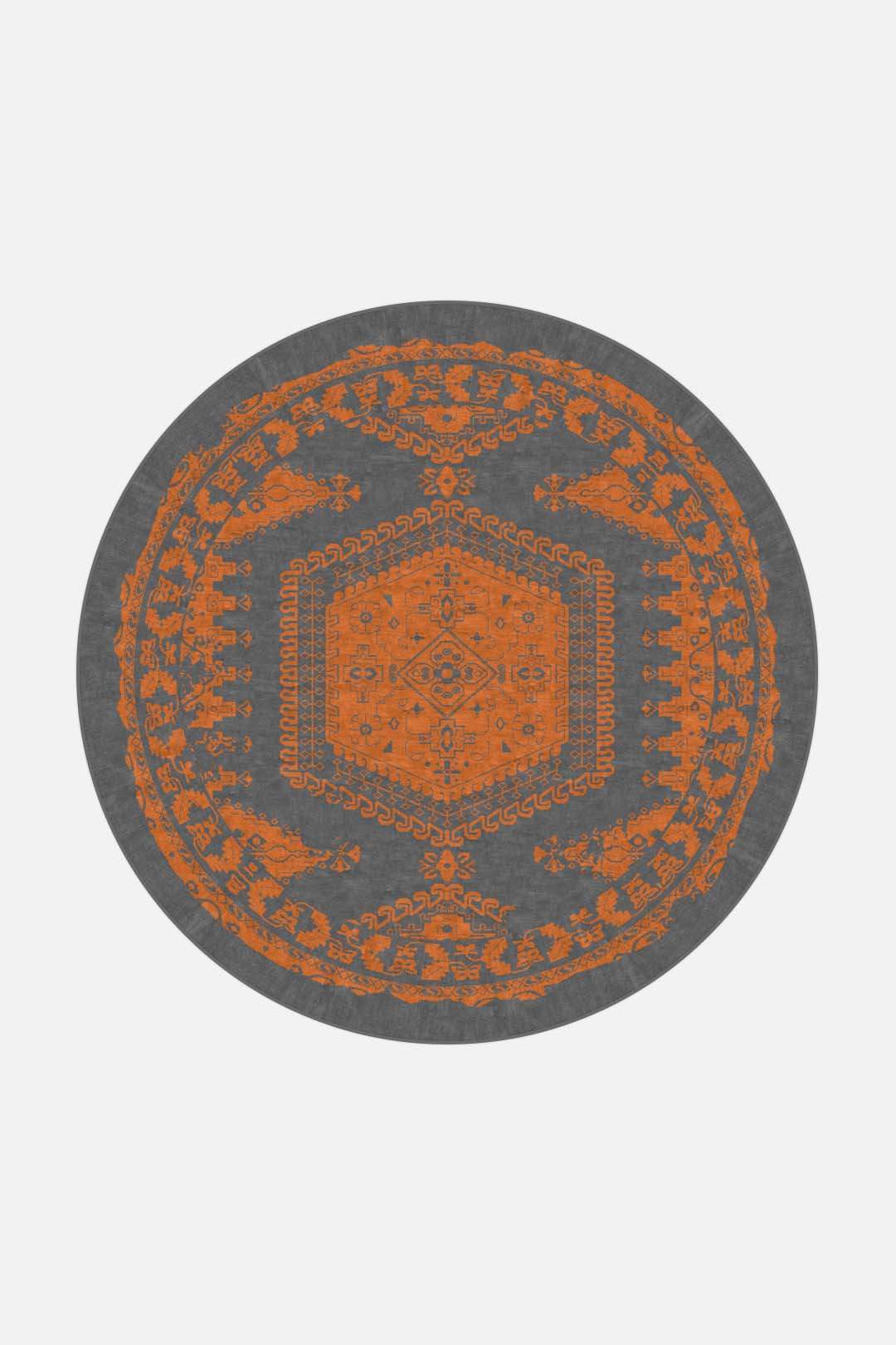 teppana-lynn-orange-teppich-waschbarer-inoor-teppich-in-leuchtendem-orange-dunke image 8