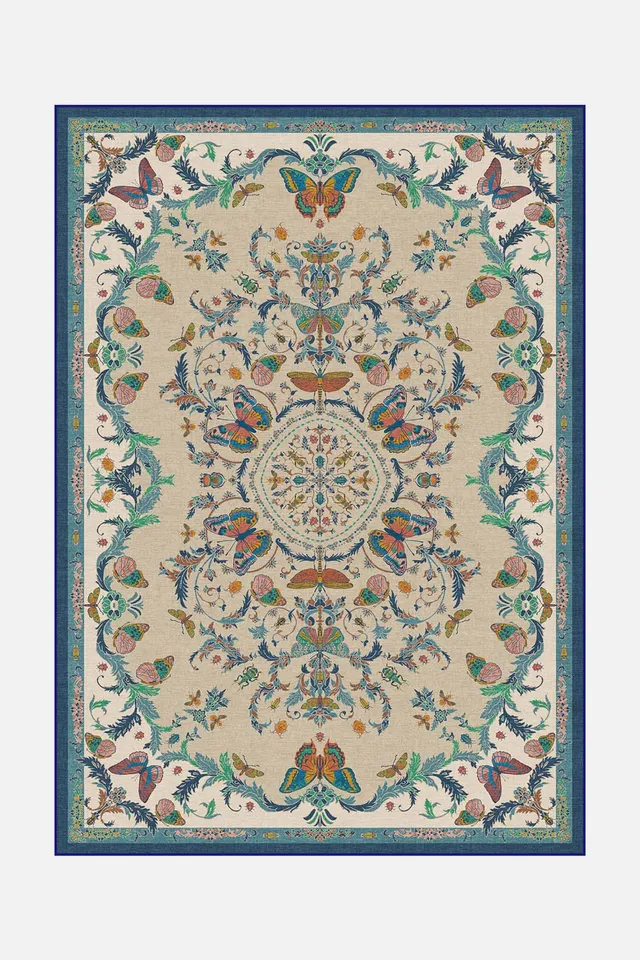 teppana-nymphalis-bunt-teppich-waschbarer-indoor-teppich-flor-fauna-kollektion-m image 1