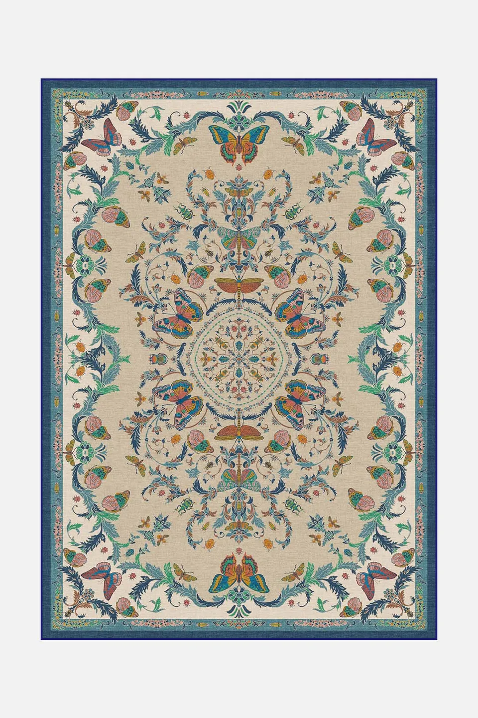 teppana-nymphalis-bunt-teppich-waschbarer-indoor-teppich-flor-fauna-kollektion-m image 1