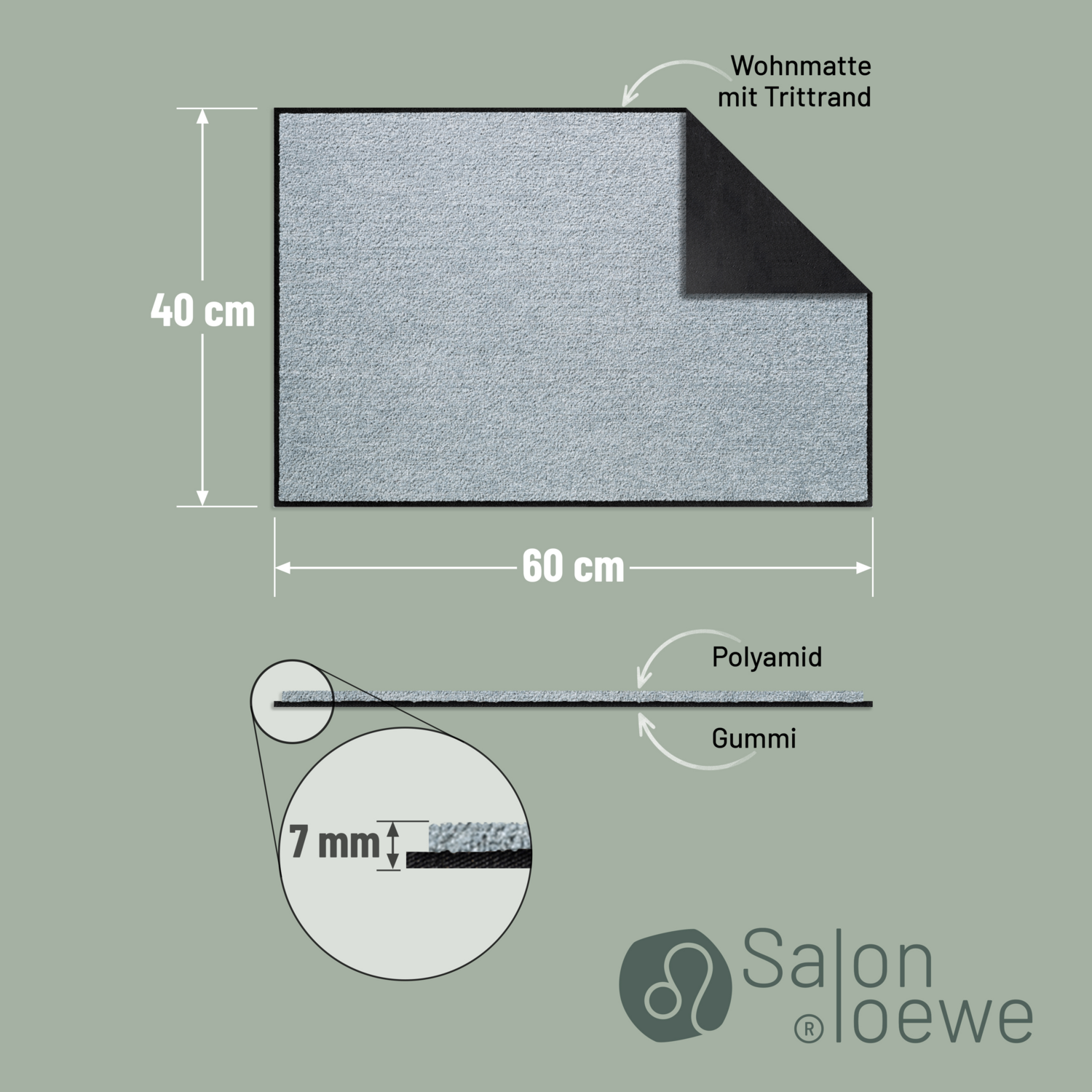 salonloewe-silbergrau-halbrund-40-x-60-cm-waschbare-eingangsmatte-rutschfest image 3