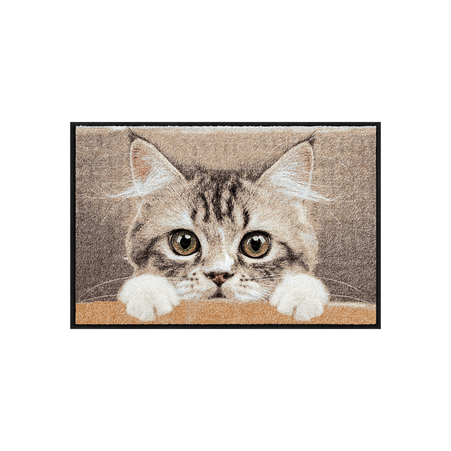 salonloewe-nosy-cat-eingangsmatte-50-x-75-cm-waschbare-fu-matte-mit-katzenmotiv image 1