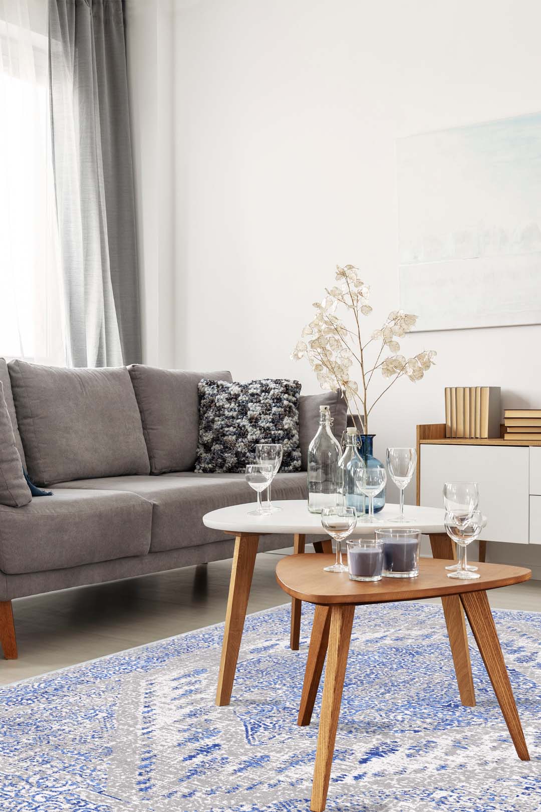teppana-lina-blau-teppich-waschbarer-indoor-teppich-modern-blau-grau image 4