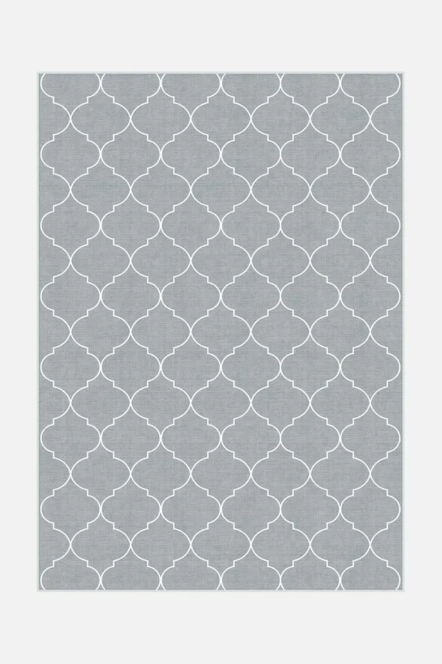 teppana-marrakesch-grau-teppich-waschbarer-marokkanischer-indoor-teppich-in-grau image 1