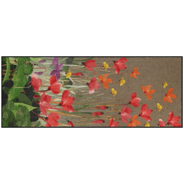 salonloewe-ciclamini-l-ufer-75-x-190-cm-waschbare-fu-matte-floral image 1