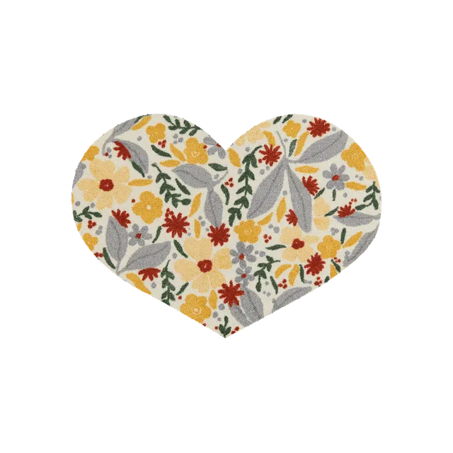 salonloewe-forever-yours-shape-62-x-85-cm-herzf-rmige-fu-matte-mit-blumenmuster image 1
