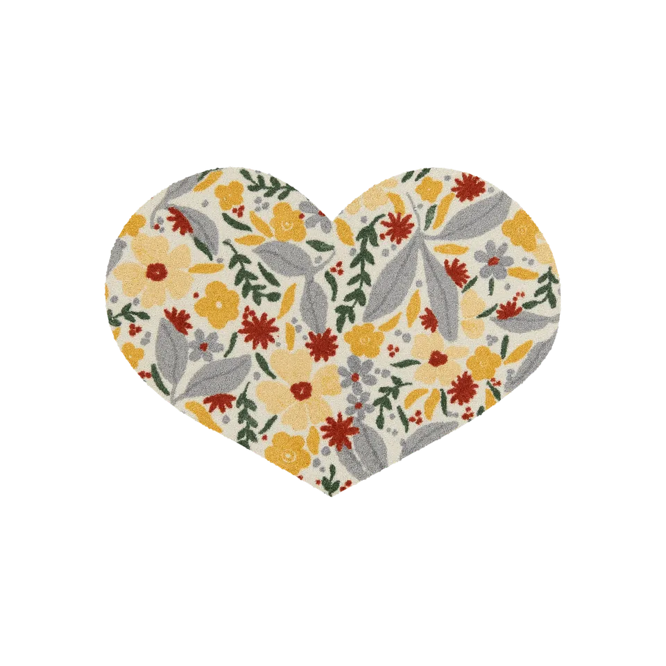 salonloewe-forever-yours-shape-62-x-85-cm-herzf-rmige-fu-matte-mit-blumenmuster image 1