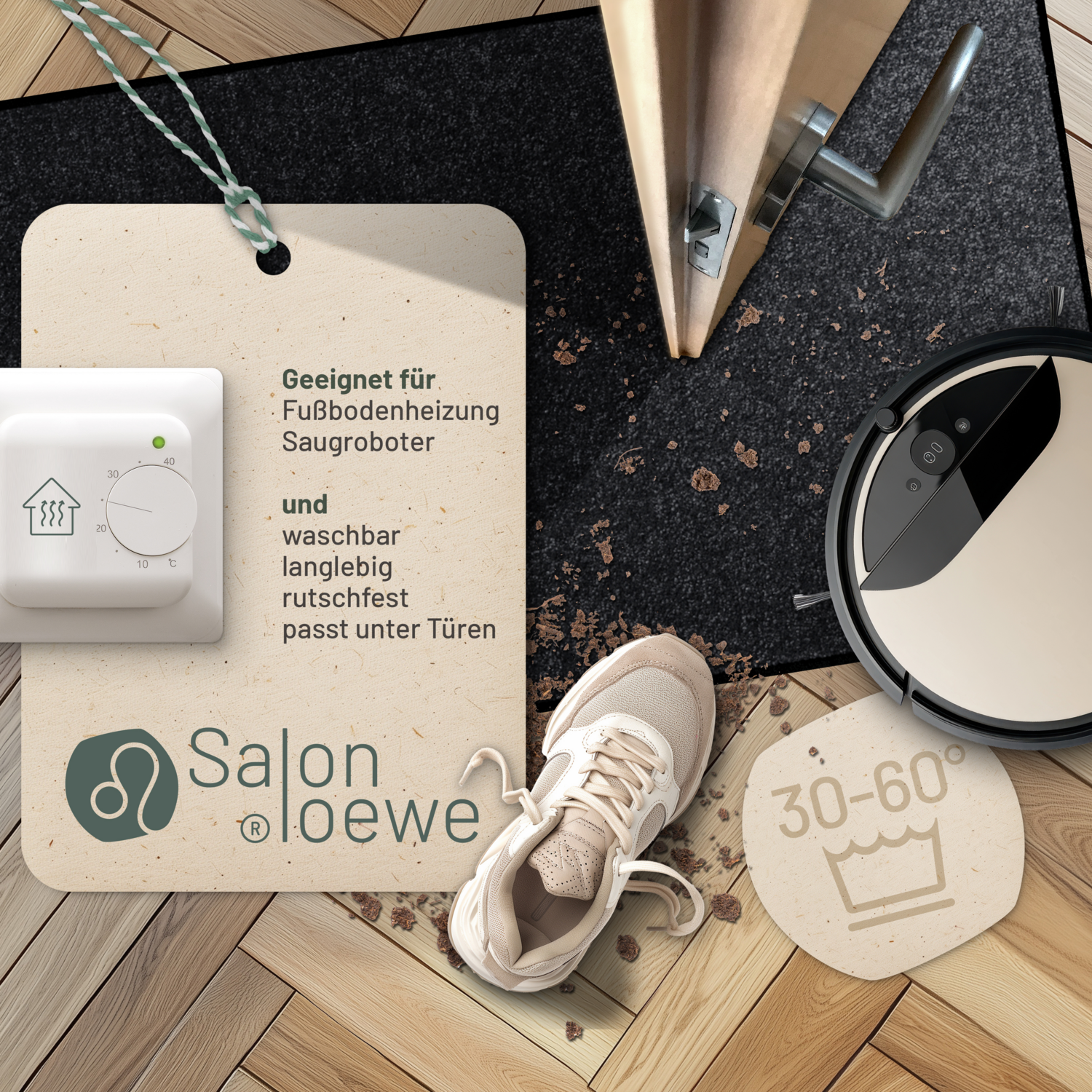 salonloewe-schwarz-l-ufer-75-x-120-cm-waschbarer-trocknergeeigneter-uni-l-ufer image 2