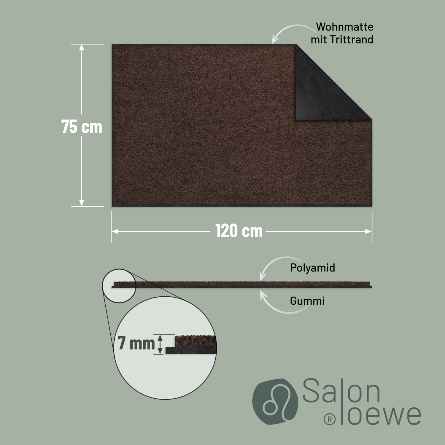 salonloewe-schokobraun-halbrund-75-x-120-cm-waschbare-schmutzfangmatte-in-braun image 4