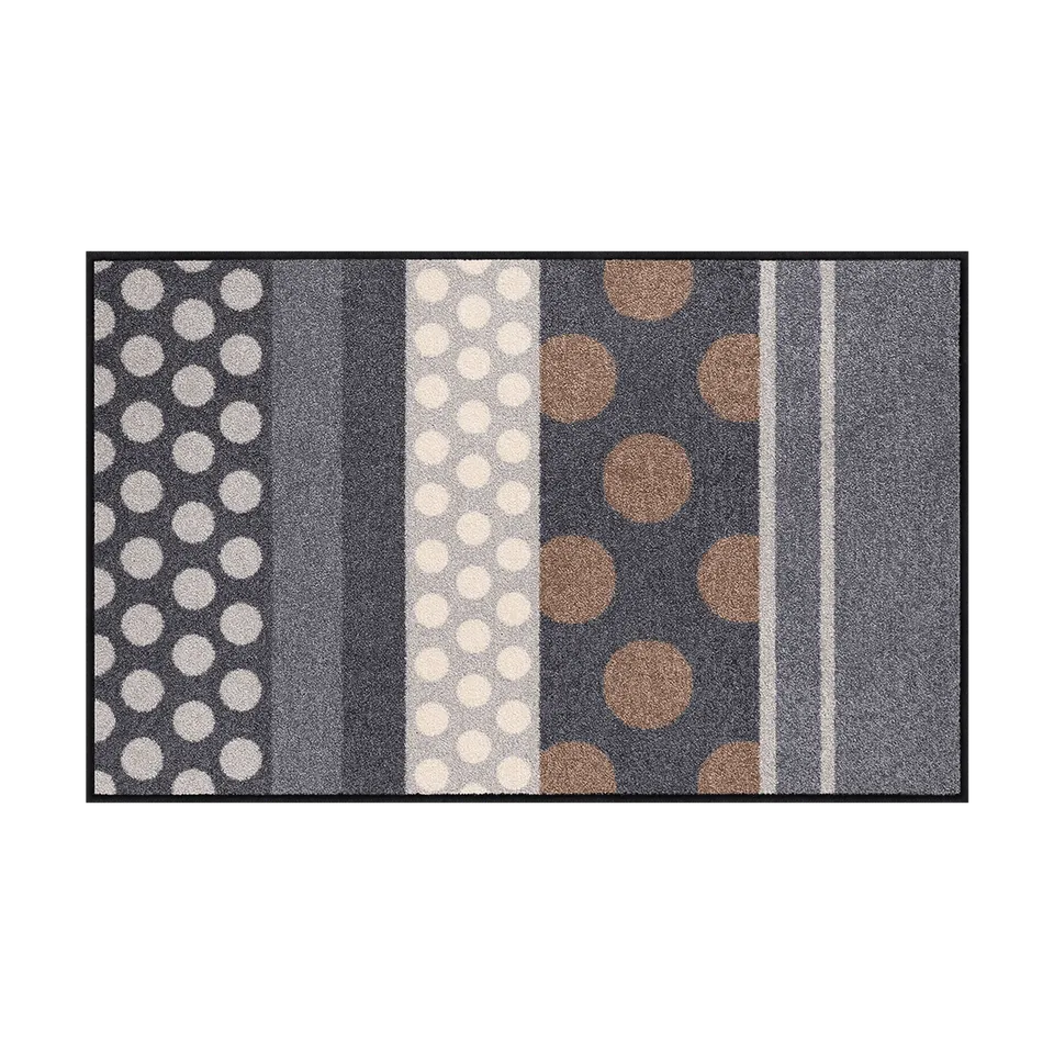 salonloewe-glamour-dots-grau-teppich-75-x-120-cm-waschbarer-fu-matten-teppich-mi image 1